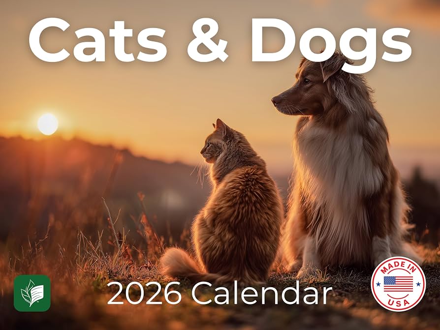2026 Malona Cats & Dogs Calendar cover