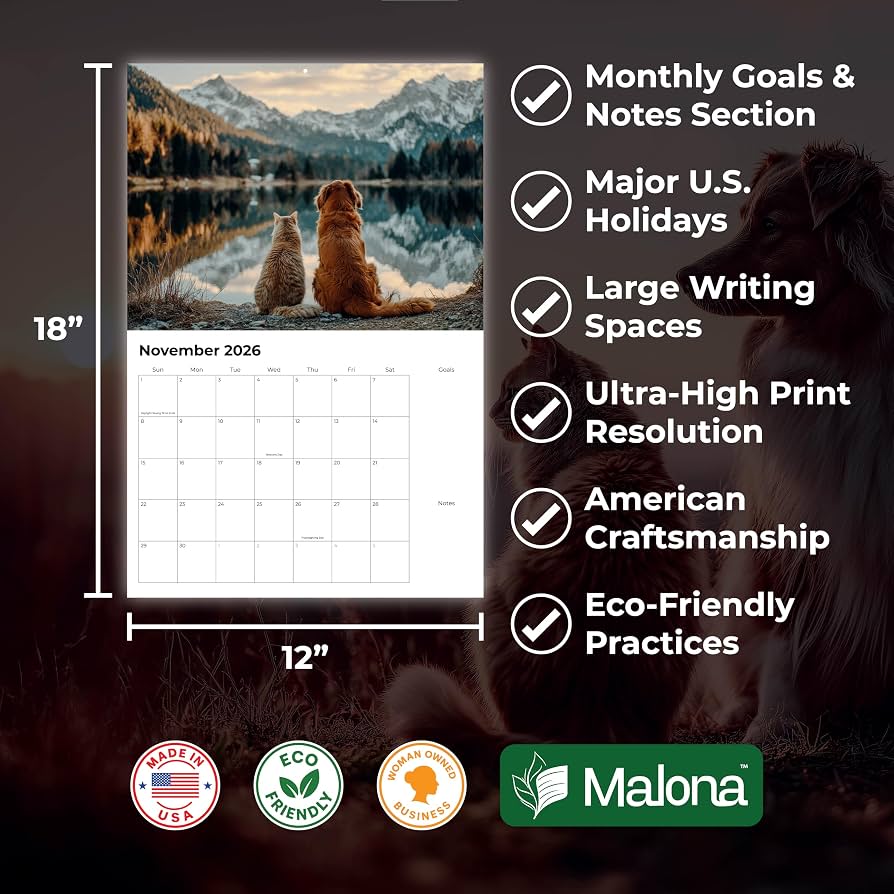 2026 Cats & Dogs Calendar product image 2