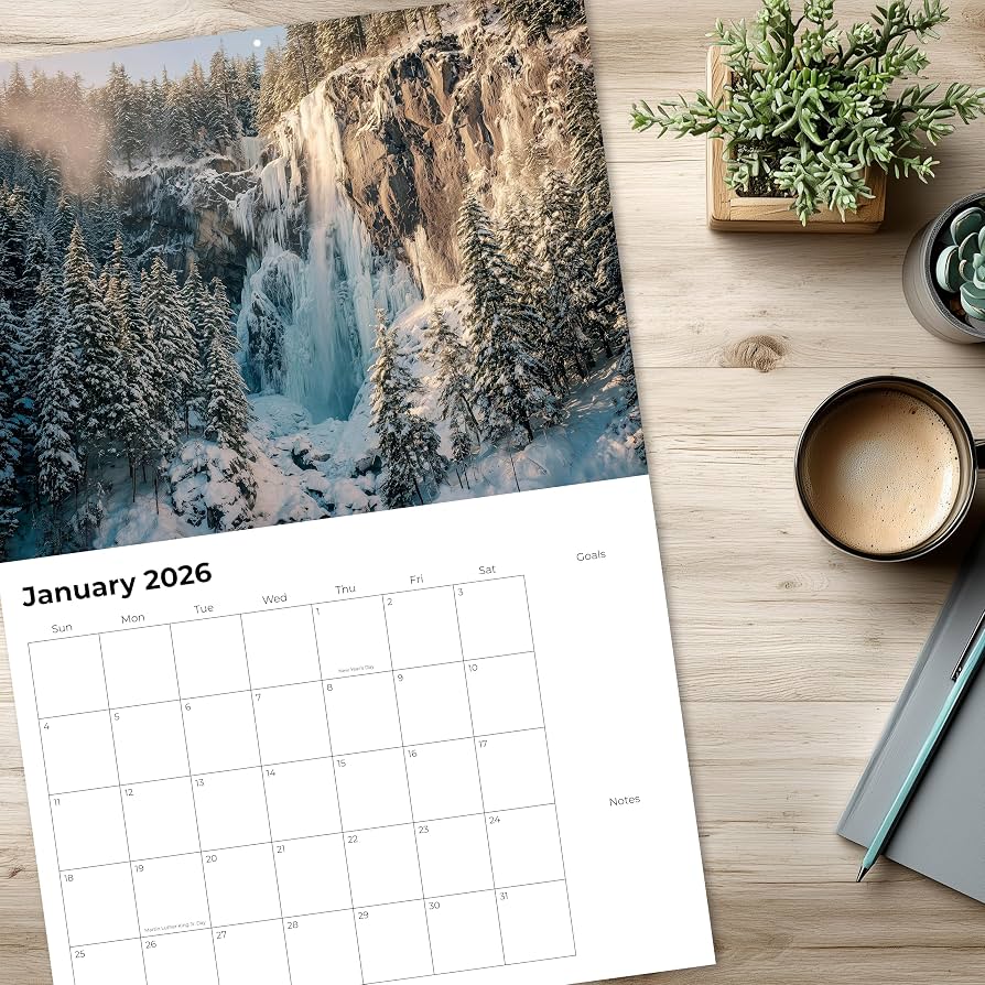 2026 Waterfall Calendar product image 2