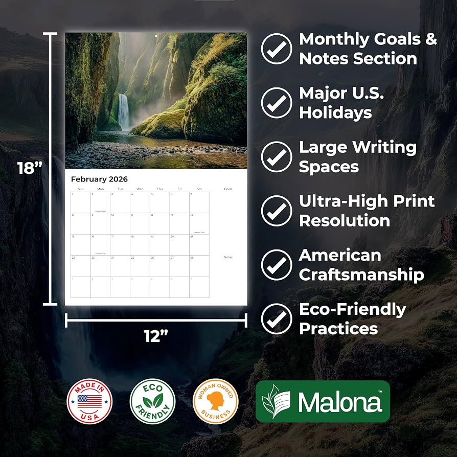 2026 Waterfall Calendar product image 3