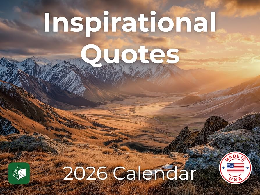 2026 Malona Inspirational Quotes Calendar