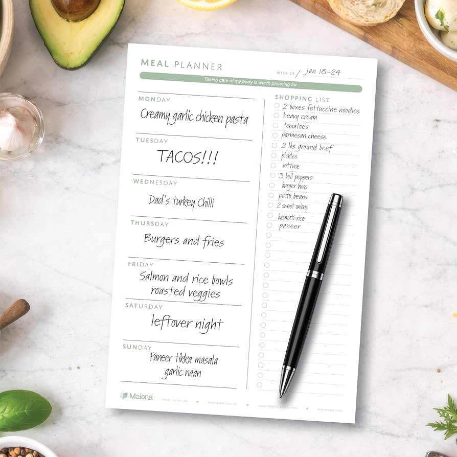Weekly Meal Planner Notepad product image 2